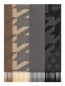 Preview: Jaquard Schal - 7 Print/7 Farben