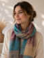 Preview: Jaquard Schal - 1 Print/6 Farben