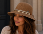 Preview: Strohhut  - Cloche Style Glitzer