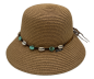 Preview: Strohhut  - Cloche Style Muschel Hut