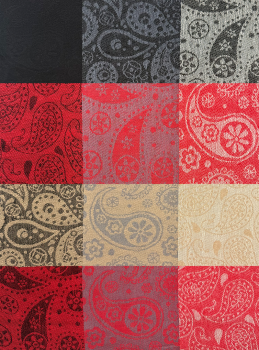 Jaquard Schal- Print