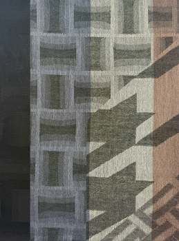 Jaquard Schal- Print