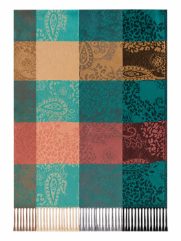 Jaquard Schal - 7 Print/7 Farben