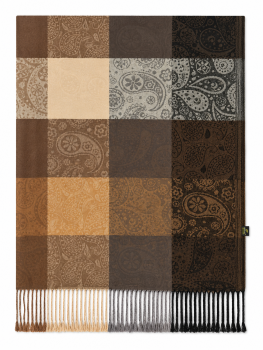 Jaquard Schal - 7 Print/7 Farben