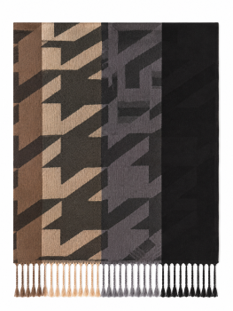 Jaquard Schal - 7 Print/7 Farben