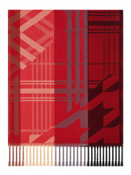 Jaquard Schal - 7 Print/7 Farben
