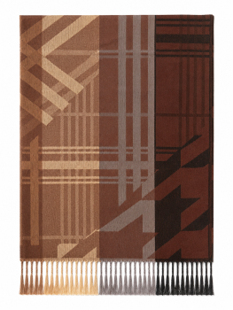Jaquard Schal - 7 Print/7 Farben