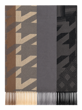 Jaquard Schal - 7 Print/7 Farben