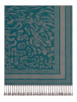 Jaquard Schal - 7 Print/7 Farben