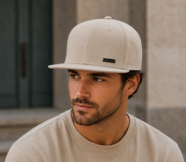 Basecap - gerader Schirm -
