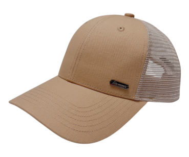 Basecap - gebogener Schirm mit Netz