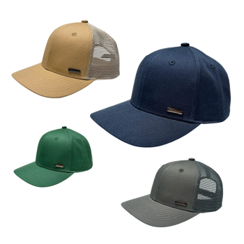 Basecap mit leicht gebogenem Schirm mit und ohne Netz - Mixbox -