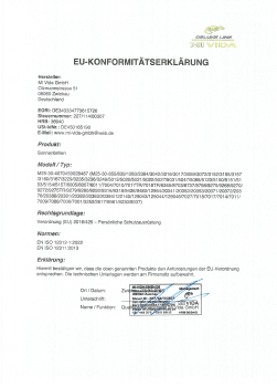 Sonnenbrillen - EU Declaration of Conformity