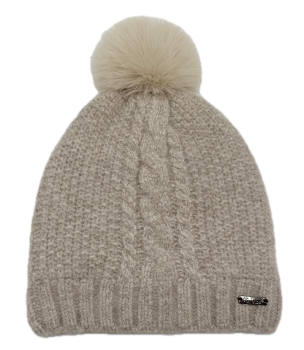 Strickmütze mit Zopfmuster ohne Krempe - Style 1 -