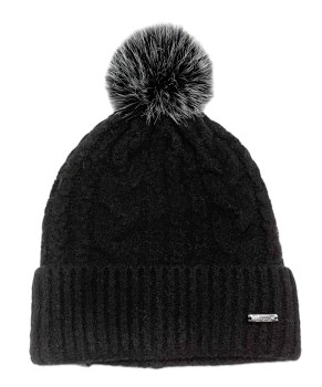 Strickmütze mit Kunstfellbommel - Style 1-3 - Mixbox -