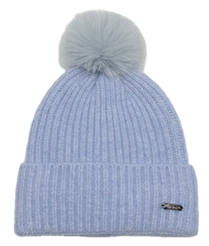 Strickmütze mit Zopfmuster mit Krempe - Style 2 -