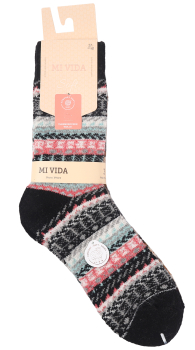 Damen Soft-Socken – 3er-Pack/Muster im Farbmix