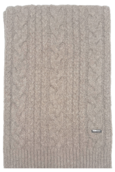 Strickschal mit Zopfmuster  - Style 2 -