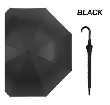 M3 Stockschirm - Black