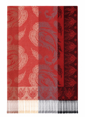 Jaquard Schal - 7 Print/7 Farben