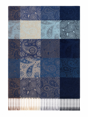 Jaquard Schal - 7 Print/7 Farben