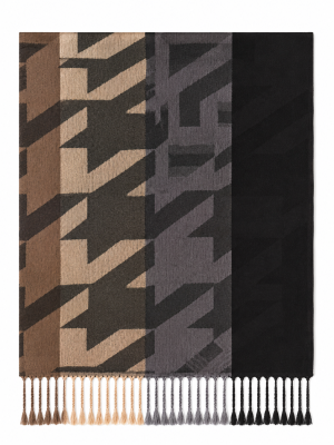 Jaquard Schal - 7 Print/7 Farben