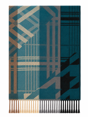 Jaquard Schal - 7 Print/7 Farben