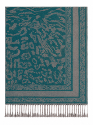 Jaquard Schal - 7 Print/7 Farben