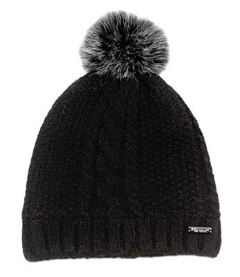 Strickmütze mit Zopfmuster ohne Krempe - Style 1 -