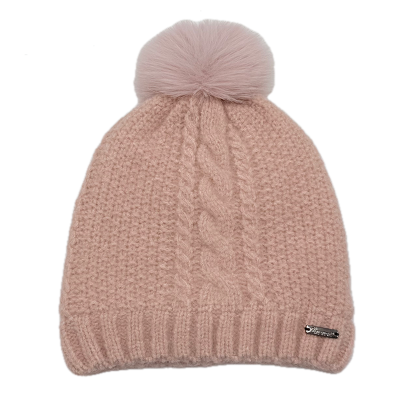 Strickmütze mit Zopfmuster ohne Krempe - Style 1 -