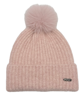 Strickmütze mit Zopfmuster mit Krempe - Style 2 -