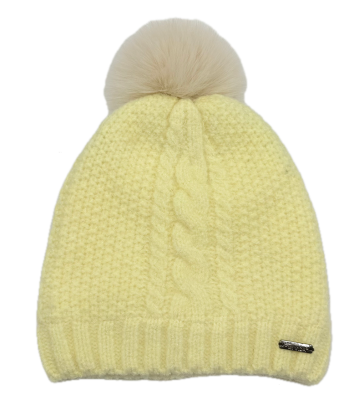 Strickmütze mit Zopfmuster ohne Krempe - Style 1 -