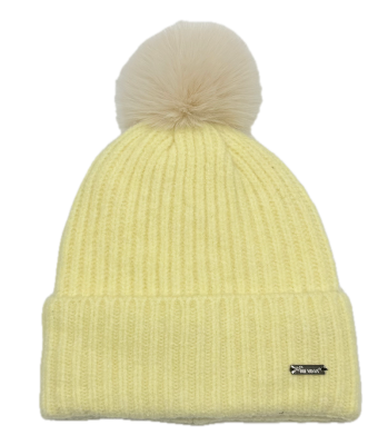 Strickmütze mit Zopfmuster mit Krempe - Style 2 -