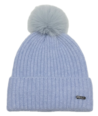 Strickmütze mit Zopfmuster mit Krempe - Style 2 -