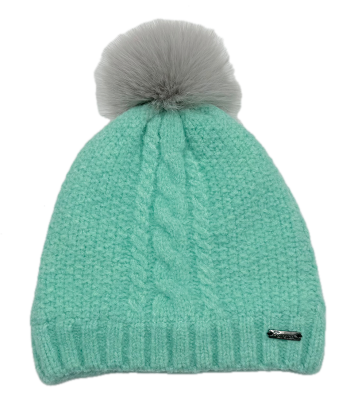 Strickmütze mit Zopfmuster ohne Krempe - Style 1 -