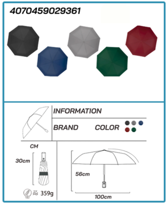 M4 Taschenschirm - Farbmix