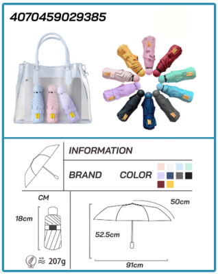 M6 Minischirm - Farbmix